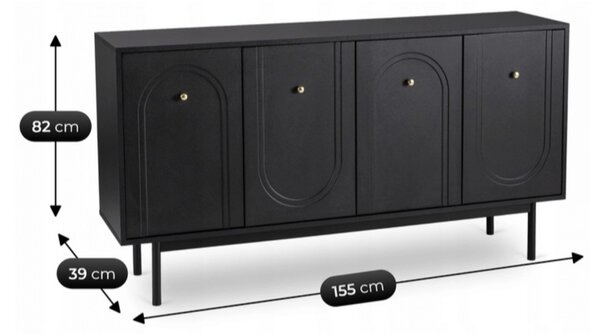 Dulap Marlene (negru) . 1129125