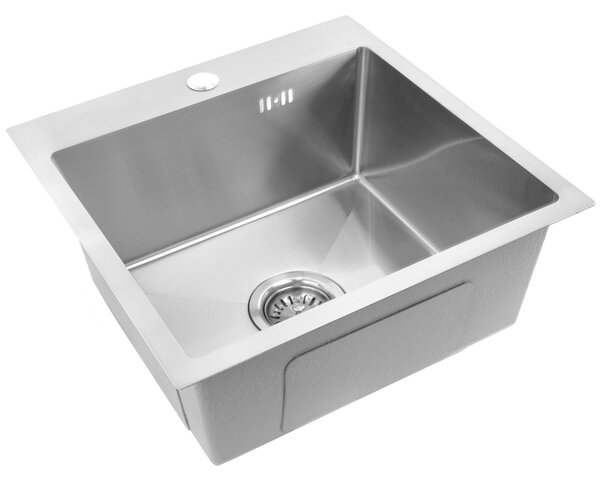 Rea Leo, chiuvetă din oțel cu 1 compartiment 400x450x185 mm, oțel, ZLE-06000