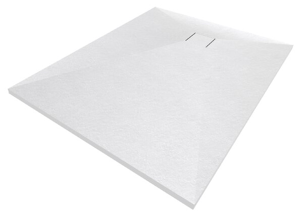Gamma Erga Oldaf, cadă de duș dreptunghiulară SMC 100 x 80 cm, alb mat, ERG-GMA-OL-80100
