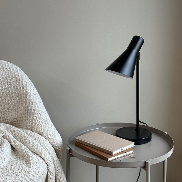 Lampă de masă Dyberg Larsen, DL12, Negru, Camera de zi, Metal, Design