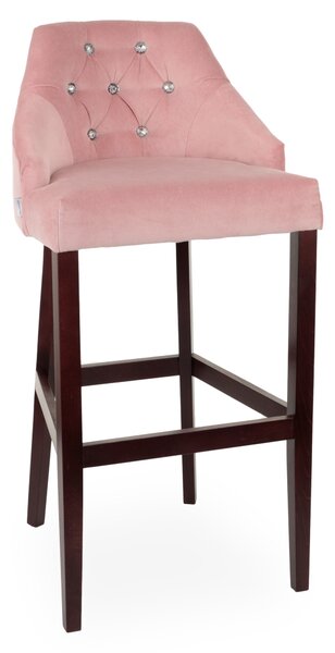 Scaun de bar Cristal cu cristale