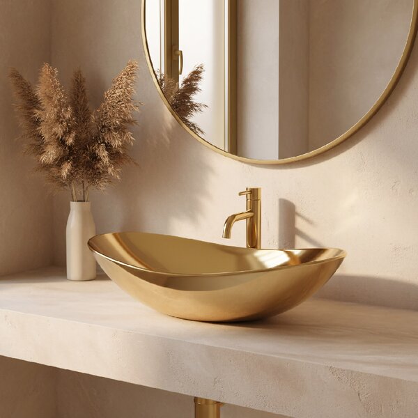 Lavoar Rea Royal 60, 62 x 36 cm, auriu, REA-U4545