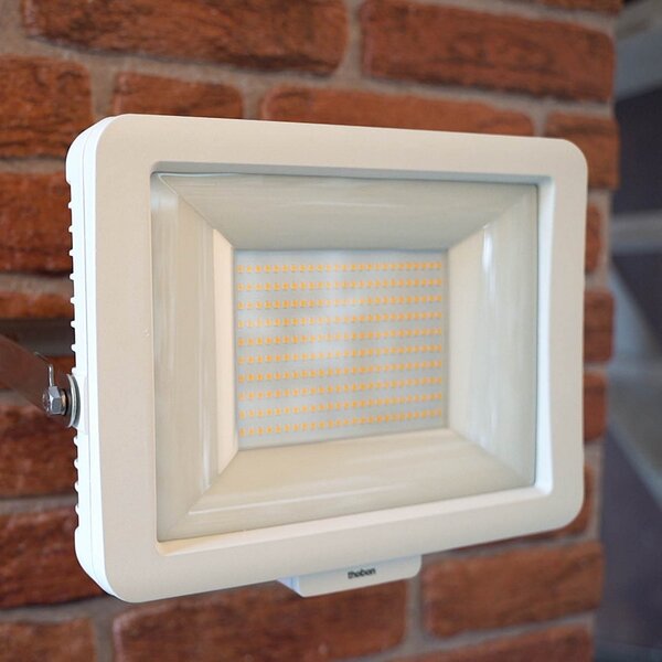 Theben Spot LED pentru exterior theLeda B100L W, alb, 3000K, 100 W, Alb, Plastic