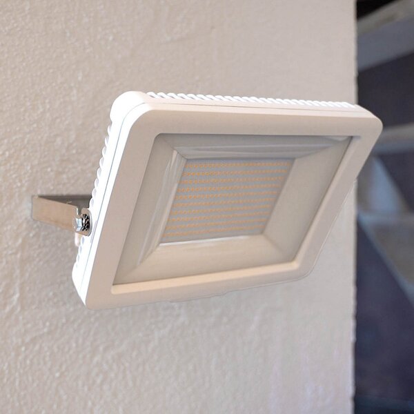 Theben Spot LED pentru exterior theLeda B100L W, alb, 3000K, 100 W, Alb, Plastic