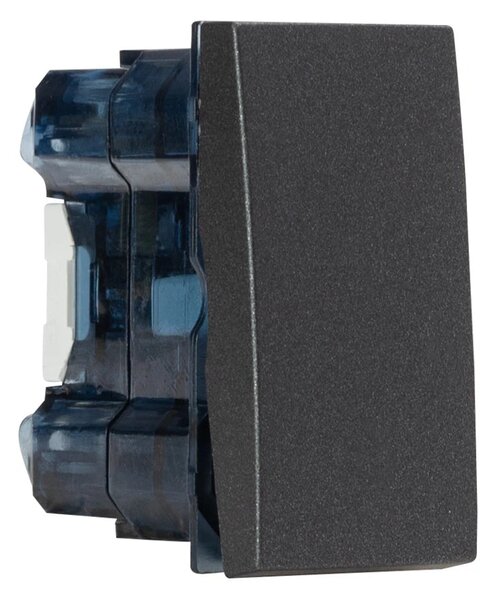 Întrerupător Simplu 1M 10A ELBI Moda Voice Modular Modern, Design Elegant Pentru Iluminat Interior, Montaj Îngropat Standard Italian, Fiabil 230V