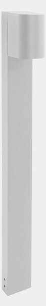 LEDS-C4 Eko Standard bornă luminoasă LED, alb, înălțime 80 cm, aluminiu, reglabil, Alb, Aluminiu, Modern