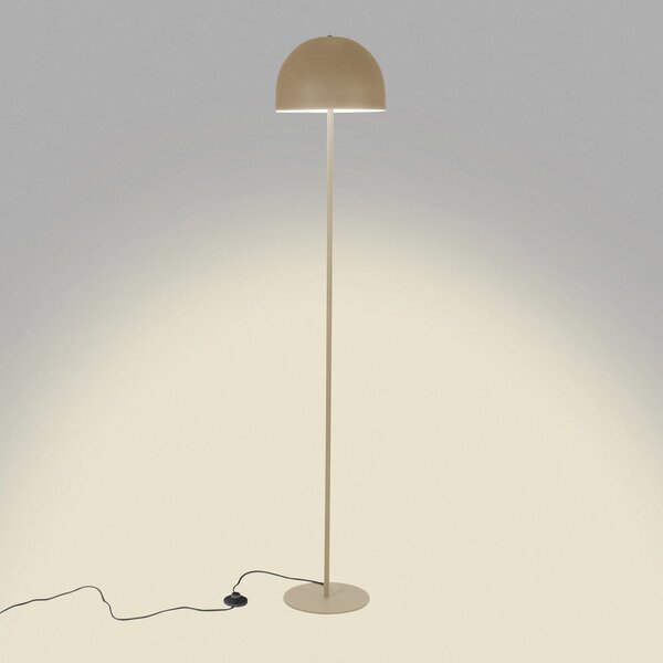Forlight lampadar Fres, bej, oțel, înălțime 160 cm, Bej, Camera de zi / sufragerie, Metal