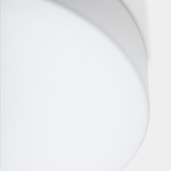 LEDS-C4 Plafonieră LED Spark simplă, Ø 24 cm, CCT, dimabil, reglabil, Alb, Camera de zi / sufragerie, Sticlă, Modern