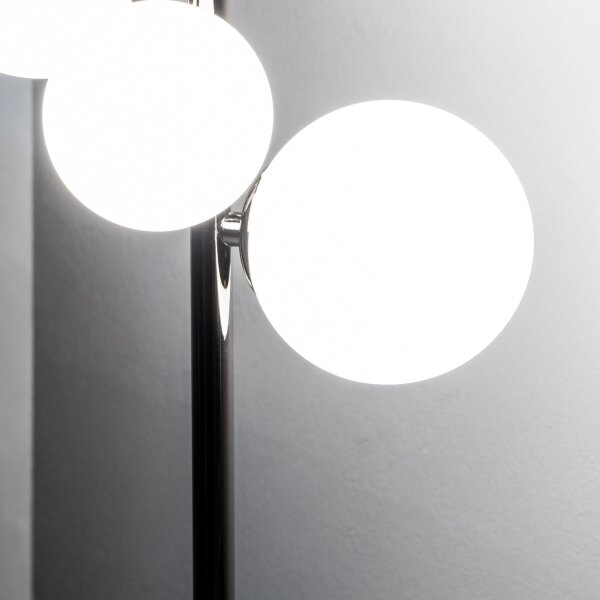 Brilagi - Lampă de masă LED MILLA 4xG9/3W/230V negru cromat/alb