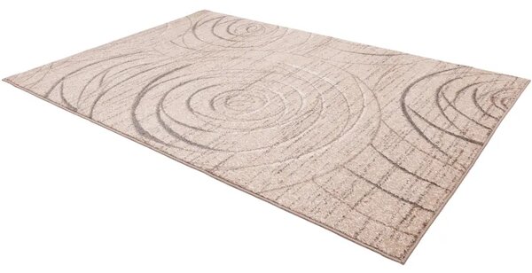 Covor Cu Cercuri Venti Beige Selectează mărime: 080 X 120