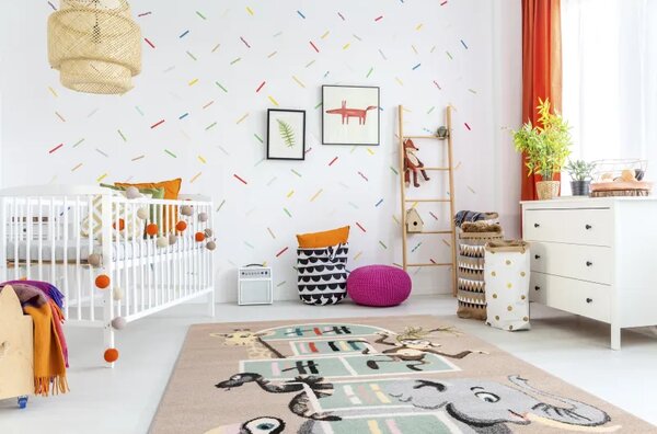 Covor Copii Cu Sotron Tom Light Beige Selectează mărime: 133 X 180