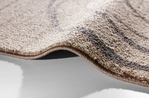 Covor Cu Cercuri Venti Beige Selectează mărime: 080 X 120