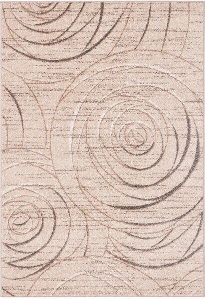 Covor Cu Cercuri Venti Beige Selectează mărime: 080 X 120