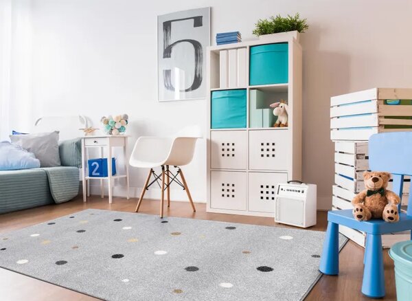 Covor Cu Buline Lokar Grey Selectează mărime: 080 X 120