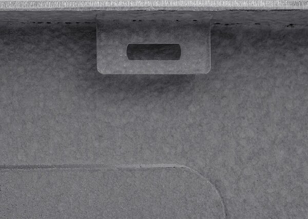 Erga HD, chiuvetă din oțel cu 1 cameră 780x490x210 mm, stânga, oțel, ERG-MLS-HD7849L