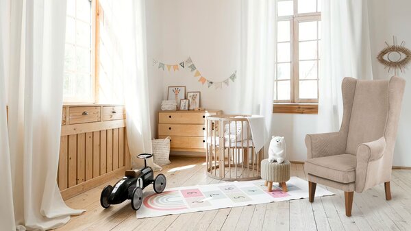 Set: Fotoliu Wingback + Taburet Wingback (expediere rapidă)