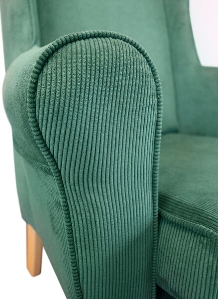 Set: Fotoliu Wingback + Taburet Wingback
