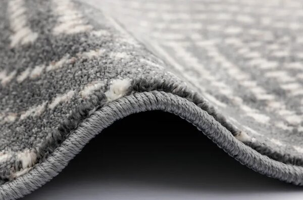 Covor Abstract Corin Grey Selectează mărime: 080 X 150