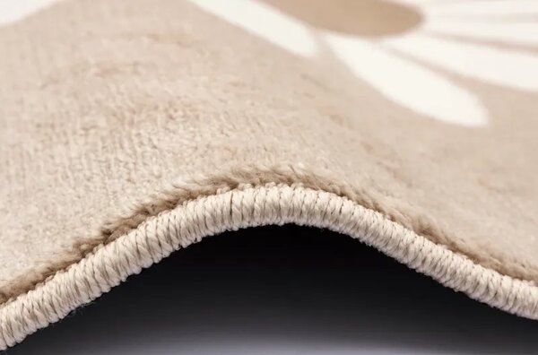 Covor Cu Margarete Stokrotki Light Beige Selectează mărime: 080 X 150