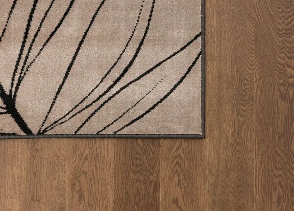 Covor Cu Frunze Norio Beige Selectează mărime: 080 X 150
