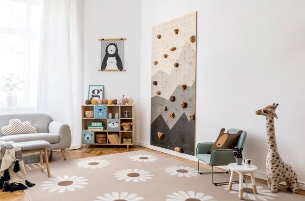 Covor Cu Margarete Stokrotki Light Beige Selectează mărime: 080 X 150