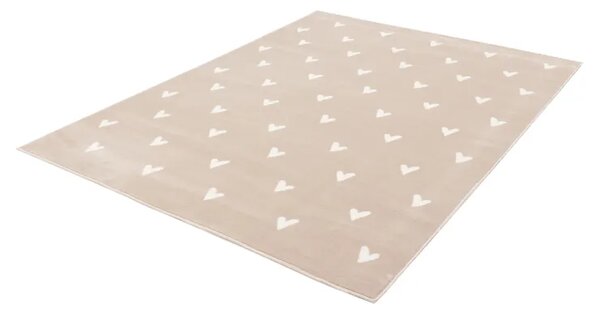 Covor Cu Inimioare Sweetie Light Beige Selectează mărime: 080 X 150