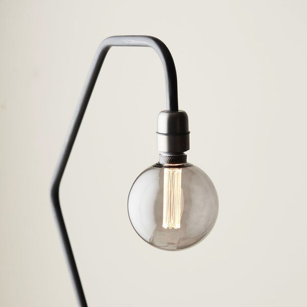 PR Home Lampă de podea Loft, înălțime 150 cm, fără abajur, Negru, Camera de zi / sufragerie, Metal, Modern