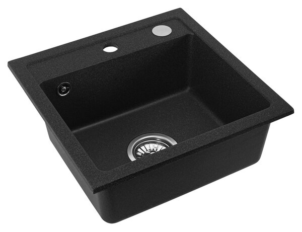Chiuveta bucatarie Granit West black dots