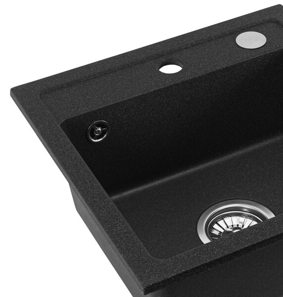 Chiuveta bucatarie Granit West black dots