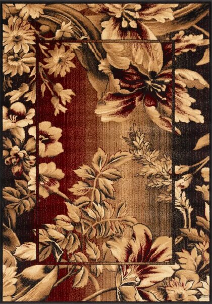 Covor Cu Flori Mari Datura O Dark Red Selectează mărime: 050 X 070