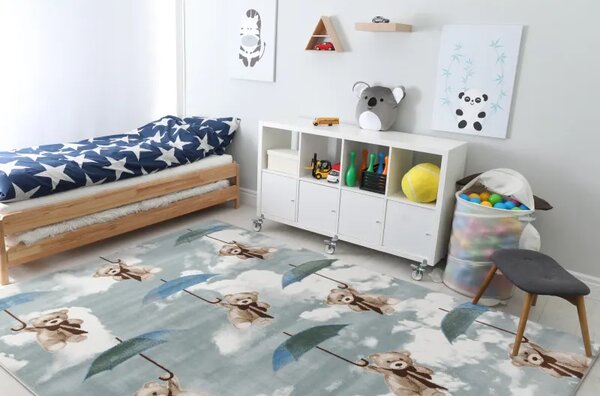 Covor Cu Ursuleti Teddies Mint Selectează mărime: 080 X 150