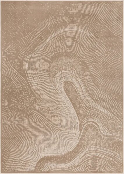 Covor Abstract Branco Dark Beige Selectează mărime: 080 X 150
