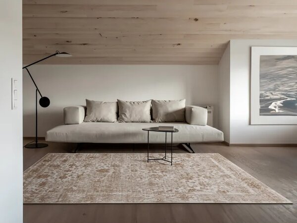 Covor Vintage Tris Light Beige Selectează mărime: 080 X 150