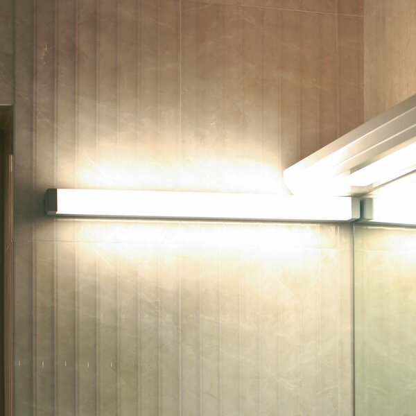 G & L Handels GmbH Aplică de perete cu LED 512116130, alb, 3.000 K, întrerupător, Alb, Hol, Aluminiu