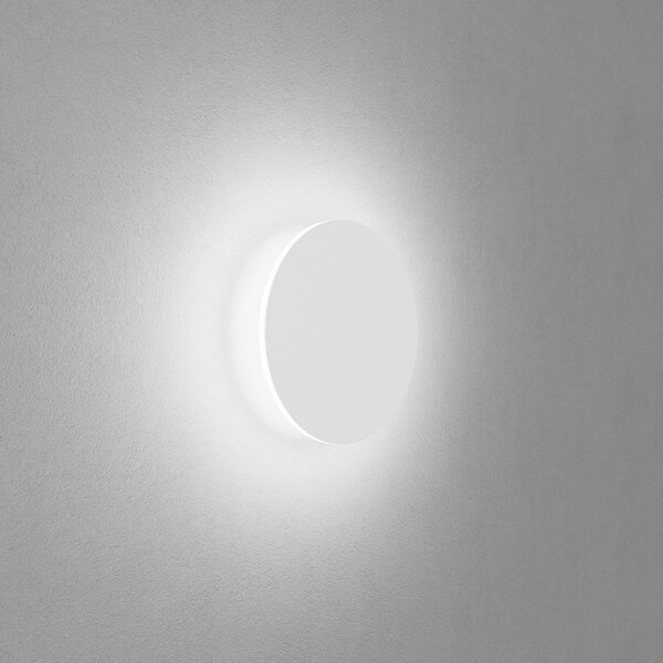 Egger Licht Aplică de perete EGG DLS LED Orbit, alb, Ø 25 cm, aluminiu, 2.700 K, Alb, Camera de zi / sufragerie, Aluminiu, Modern