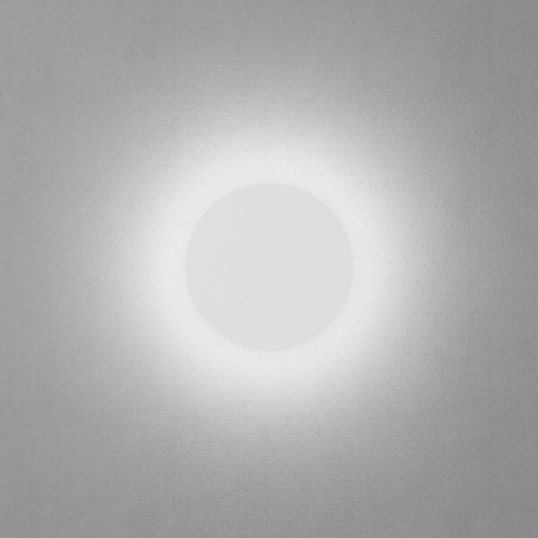 Egger Licht Aplică de perete EGG DLS LED Orbit, alb, Ø 25 cm, aluminiu, 2.700 K, Alb, Camera de zi / sufragerie, Aluminiu, Modern