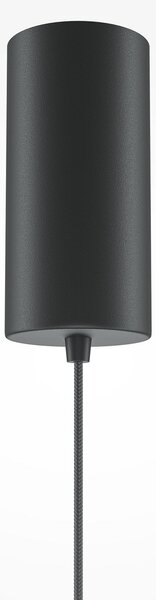 Maytoni Lampă suspendată LED El, Ø 35 cm, negru, aluminiu, Negru, Camera de zi / sufragerie, Aluminiu, Modern