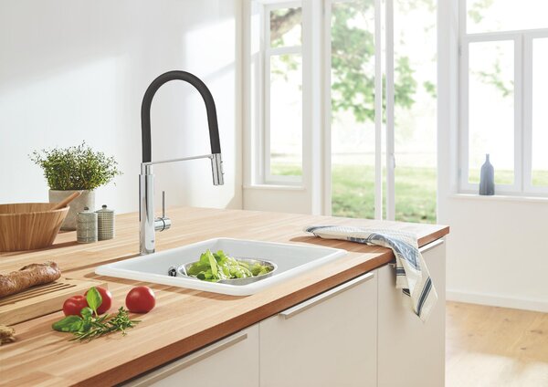 Grohe Concetto baterie bucătărie pe picior StarLight Chrome 31491000