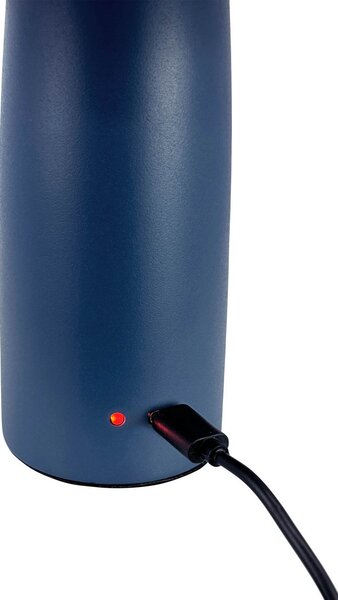 Dyberg Larsen Lampă de masă reîncărcabilă cu LED Porter, albastru,, reglabil, Albastru, Camera de zi / sufragerie, Metal, Scandinavă