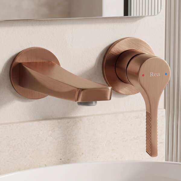 Baterie de lavoar încastrată REA VISION Brush Copper + BOX