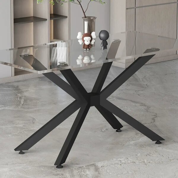 Picior masa metal, Homs , Negru,110x55x71 cm