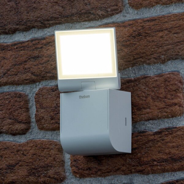 Theben LED lampă de perete pentru exterior theLeda S8-100L, alb, 4000 K, Alb, Plastic