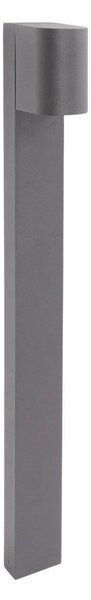 LEDS-C4 Eko Standard bornă luminoasă LED, gri, înălțime 80 cm, aluminiu, reglabil, Gri, Aluminiu, Modern