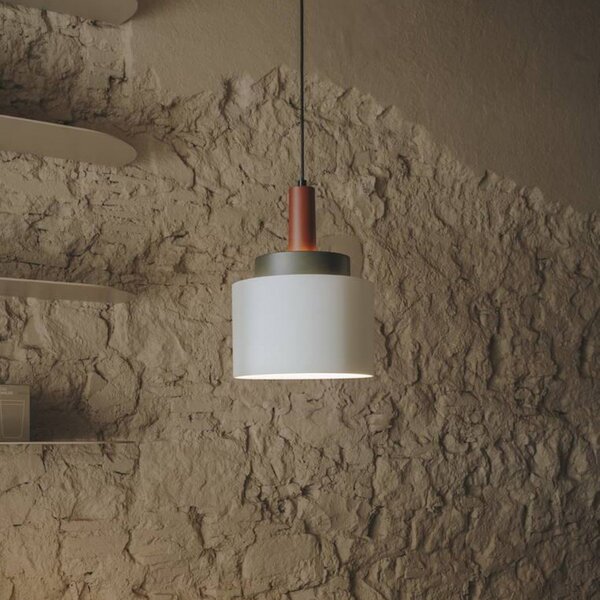 LEDS-C4 Keops 1 lampă suspendată LED, Ø 30 cm, colorată, aluminiu, reglabil, Multicolor, Camera de zi / sufragerie, Aluminiu, Modern
