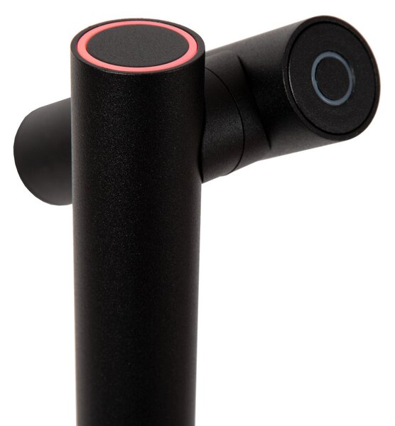 Lucide Antrim Lampadar LED LED, negru, 1 bec, IP54, dimabil, reglabil, Negru, Camera de zi / sufragerie, Aluminiu, Modern
