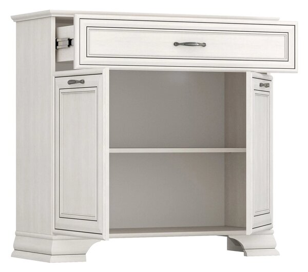 Comoda TIFFANY, crem, PAL laminat, 94x37x90 cm