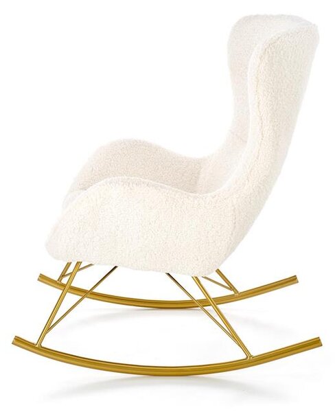 Fotoliu-balansoar tip wingback Liberto