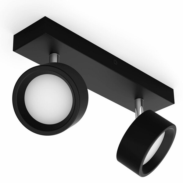 Plafoniere Philips, Bracia, Negru, Camera de zi, Metal, Modern