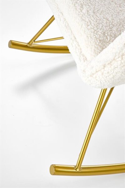 Fotoliu-balansoar tip wingback Liberto