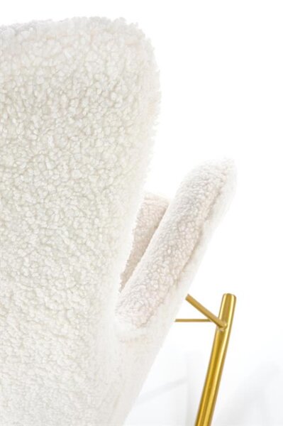 Fotoliu-balansoar tip wingback Liberto